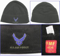 フリースキャップ　AIR FORCE