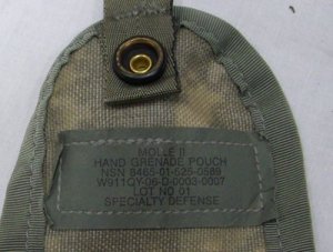 画像2: MOLLE ハンドグレネードポーチ　ACU