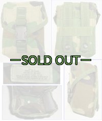 MOLLE  100連ポーチ　ウッドランド