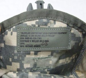 画像4: MOLLE  100連ポーチ　ACU