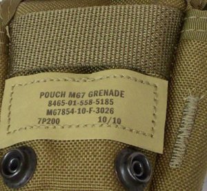 画像2: M67ハンドグレネードポーチ　コヨーテ