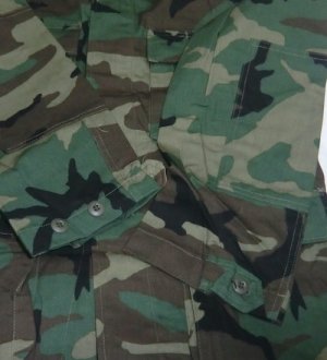 画像5: BDU上着　ウッドランド　厚手ノンリップ　80年代　S-レギュラー　未使用