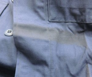 画像12: コーストガード上着　右胸ロゴなし　シミあり未使用