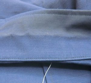 画像11: コーストガード上着　右胸ロゴなし　シミあり未使用