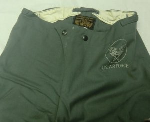画像7: E-1Bフライトパンツ　ライナー　W32　極上　50年代　AFマーク