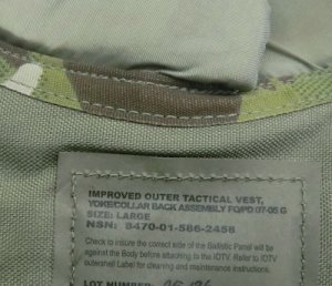 画像3: アーマーパーツ　マルチカム　エリ　ノド　IOTV