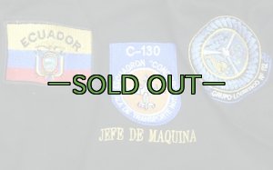 画像5: ハーフジップ　スウェットシャツ　C-130 ESCUADRON　中古上