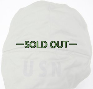 画像3: OD　NAVY防寒キャップ　60年代　USNステンシル