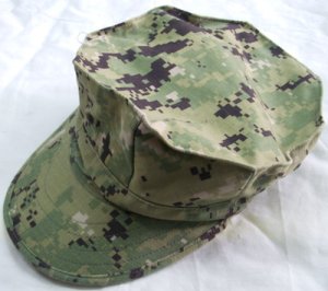 画像1: NWUキャップ　NAVY　グリーン　階級なし