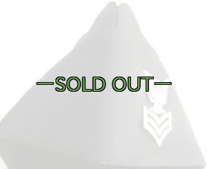 画像4: ギャリソンキャップ　NAVY　黒　NAVY　E-6階級バッチ付