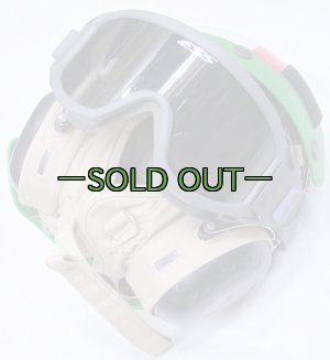 画像2: デッキクルー ヘルメット　ゴーグル付　中古良品