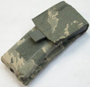画像1: シングルM4シングルマグポーチ　ABU
