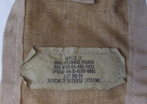 画像3: MOLLE ハンドグレネードポーチ　3C