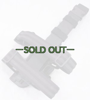 画像4: アンクルマイク　レッグホルスター　黒　右　ベレッタ