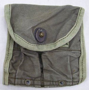 画像1: M1カービンポーチ　15連コットン　ローカルメイド