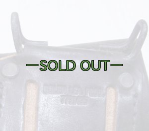 画像2: レザーホルスター　38口径リボルバー　右　黒　ワイヤーフック