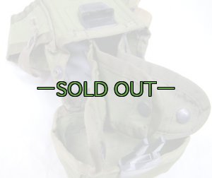 画像7: M16　30連マガジンポーチ　3本用　OD　中フタ付　70年代