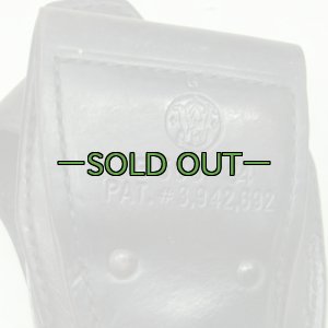 画像5: レザーホルスター　リボルバー用　38口径　黒　右　S＆W　中古良品