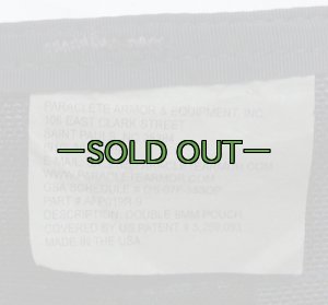 画像2: パラクレイト 9mmダブルマグポーチ　黒