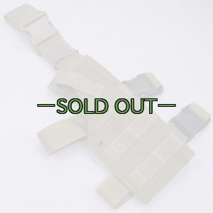 画像3: メーカー不明レッグホルスター　コヨーテ　右