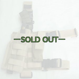 画像2: タクティカルティラー　レッグホルスター＆ポーチ　デザート系