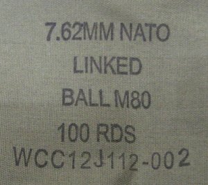 画像3: M60バンダリアポーチ　2000年代　7.62mmマーキング有り