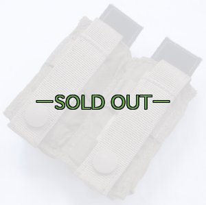 画像2: 9mmピストルダブルマグポーチ　カーキ