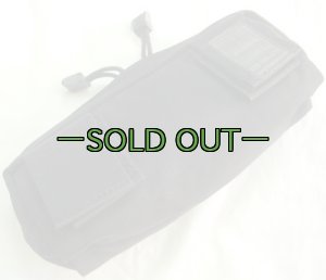 画像4: BHI横長ポーチ　ジッパー付　黒