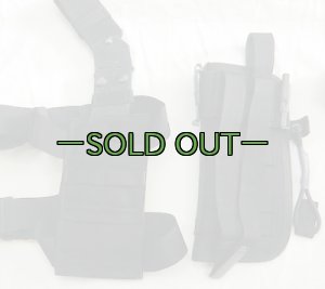 画像9: 詳細不明レッグホルスター黒　右　ベレッタ等