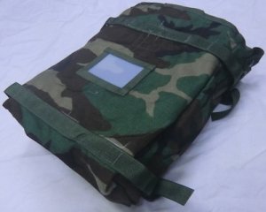 画像2: MOLLE ラジオポーチ　メインパック用　ウッドランド