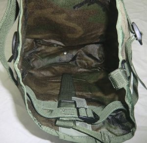 画像9: MOLLE ラジオポーチ　メインパック用　ウッドランド