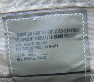 画像3: MOLLE ラジオポーチ　メインパック用　3C