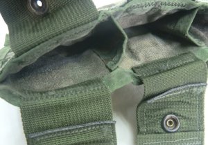 画像4: MOLLE 3連M4マグポーチ　ウッドランド