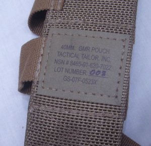 画像7: タクティカルテイラー　40mm12連ベルト　コヨーテ