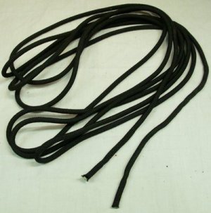画像1: テント用ロープ　太パラコード　6m　黒
