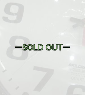 画像8: ミリタリー壁時計　12H　クォーツ　未使用　ダメージ有り