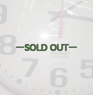 画像7: ミリタリー壁時計　12H　クォーツ　未使用　ダメージ有り