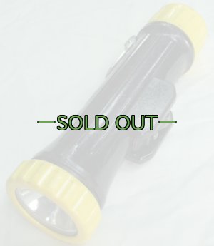 画像2: 米軍ライト　黒×イエロー　70〜80年代　MSHA　FULTON　N30