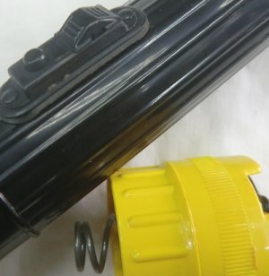 画像18: 米軍ライト　黒×イエロー　70〜80年代　MX-992/U　FULTON