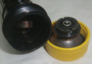 画像15: 米軍ライト　黒×イエロー　70〜80年代　MX-992/U　FULTON