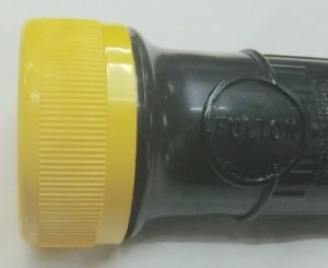 画像8: 米軍ライト　黒×イエロー　70〜80年代　MX-992/U　FULTON