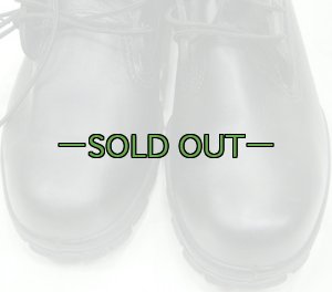 画像4: NAVYレザーブーツ　10M　黒　新品同様　BATES