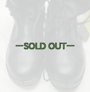 画像4: NAVYレザーブーツ　10M　黒　未使用　490ST　BELLEVILLE