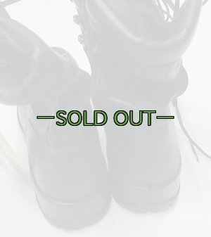 画像5: NAVYレザーブーツ　10M　黒　未使用　490ST　BELLEVILLE