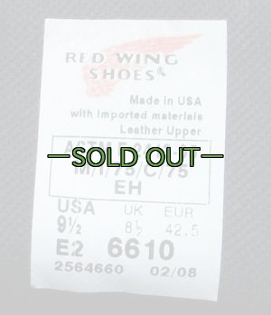 画像3: RED WINGシューズ　6610　新品同様