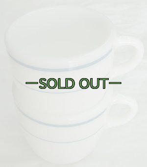 画像7: パイレックス　マグカップ　ブルーライン　70〜80年代