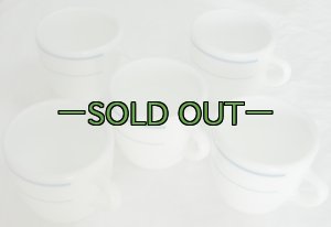 画像3: パイレックス　マグカップ　ブルーライン　70〜80年代