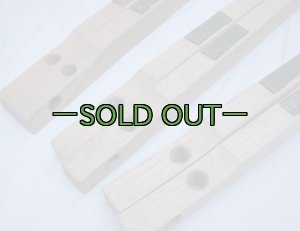 画像2: 軍用木製コット用 横棒2本セット　未塗装　60〜70年代