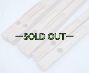 画像6: 軍用木製コット用 横棒2本セット　未塗装　60〜70年代