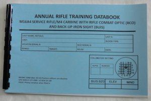 画像1: 海兵ANNUAL RIFLE TRAINING DATABOOK